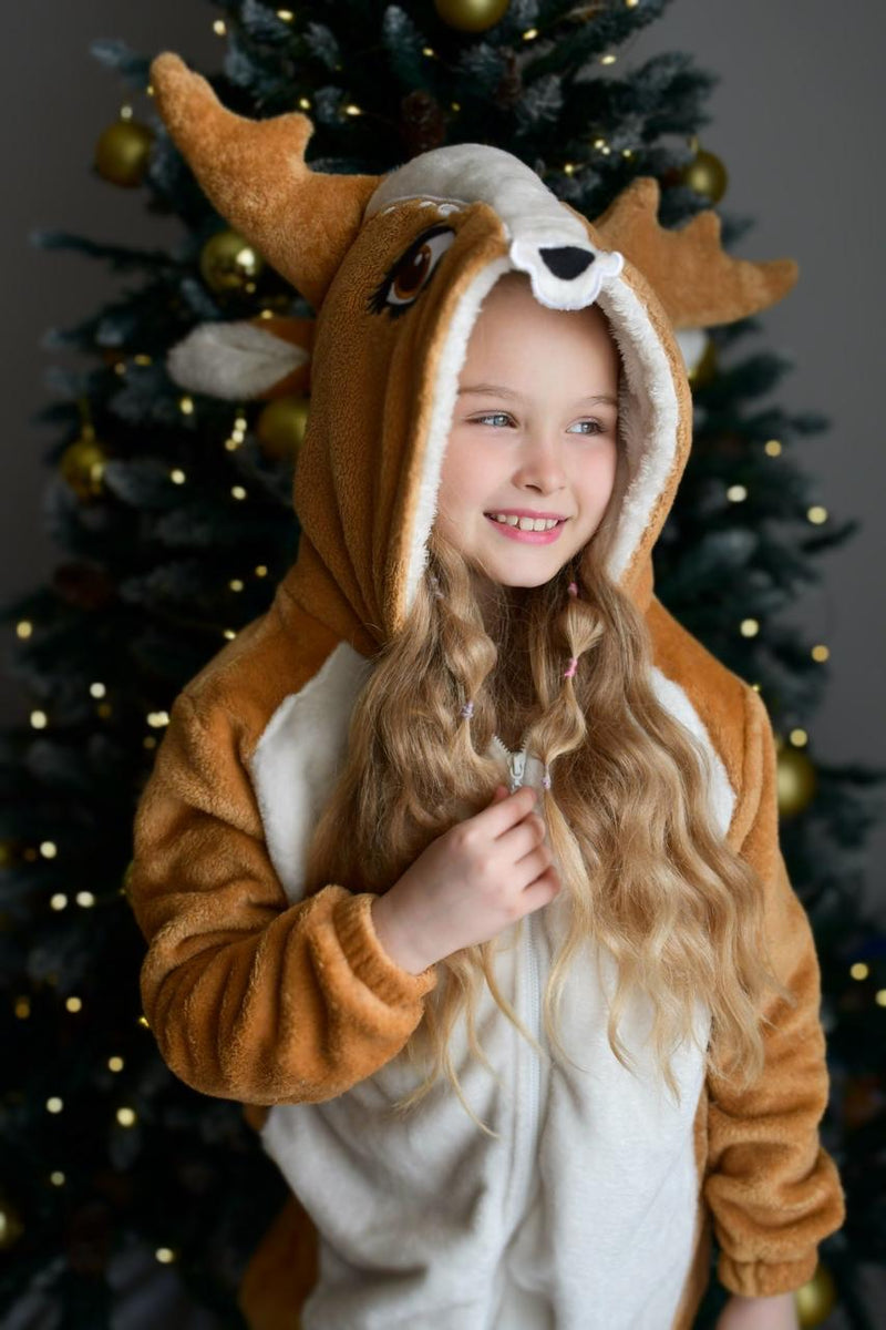 Deer Christmas Kids Onsei