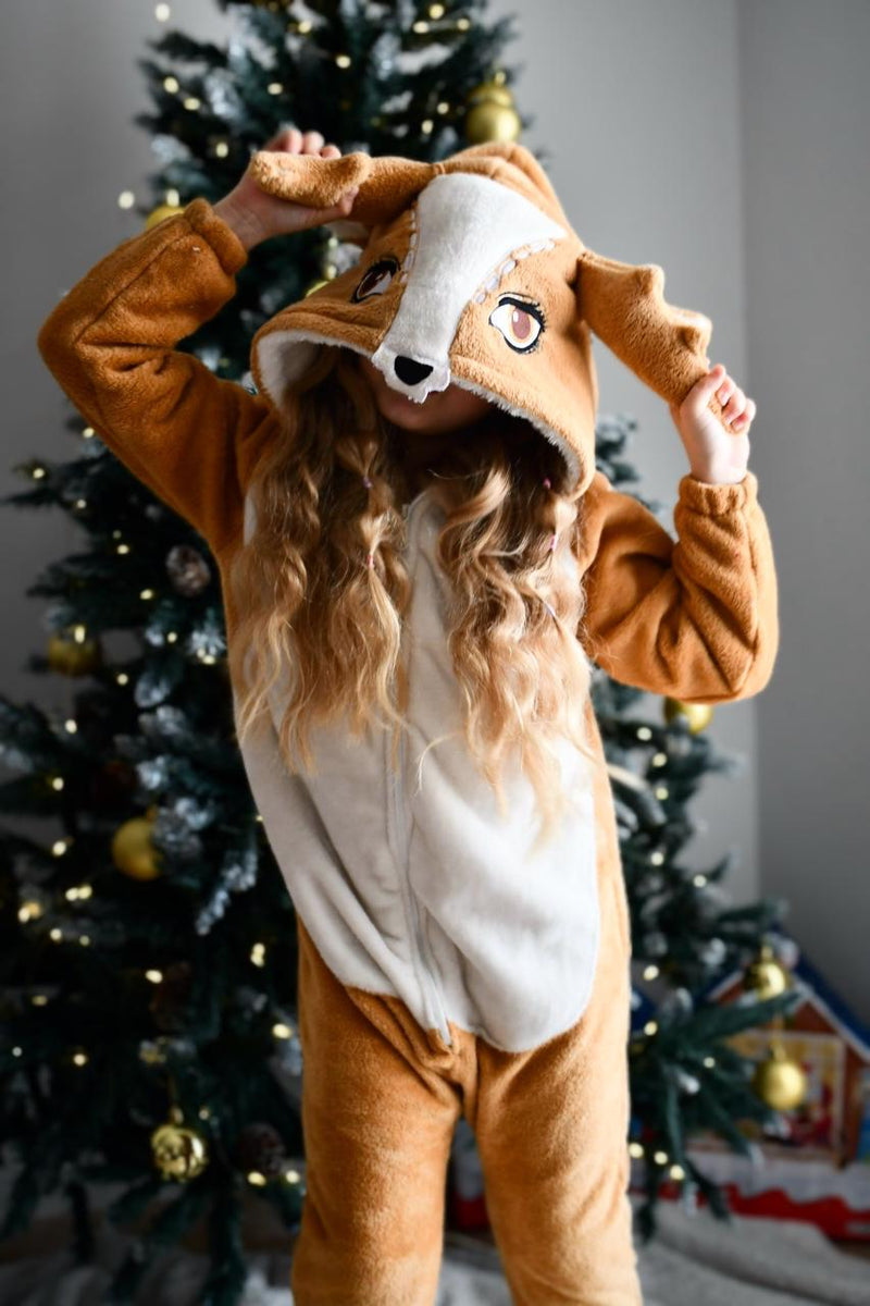 Deer Christmas Kids Onsei