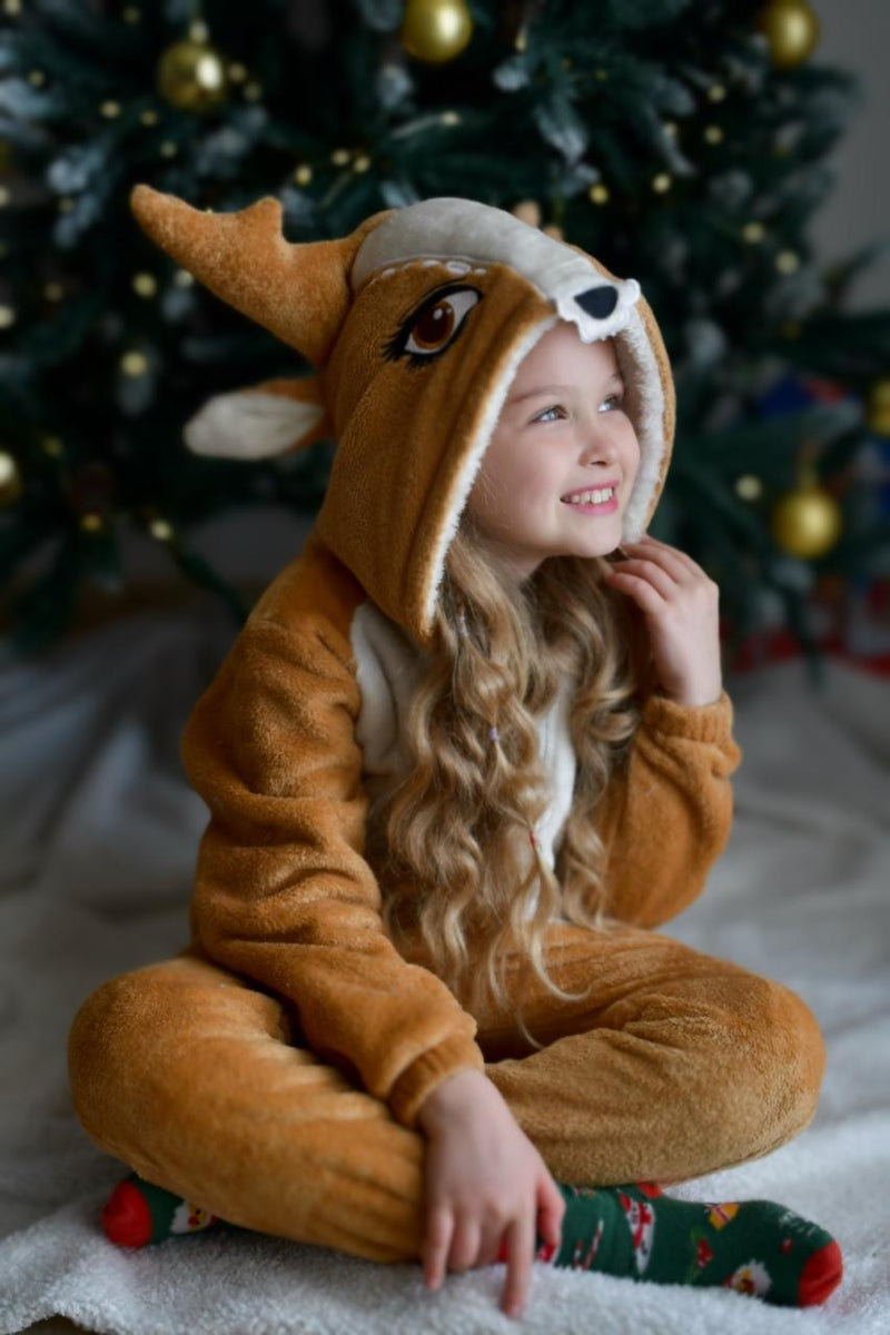 Deer Christmas Kids Onsei