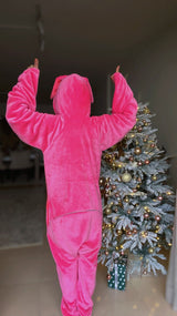 Adults Onesies - Pink Stitch Onesie