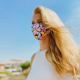 Flowers Fabric Face Mask - Multi Colors - Tale Of Socks