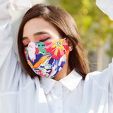 Floral Fabric Face Mask - Multi Colors - Tale Of Socks