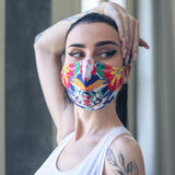 Floral Fabric Face Mask - Multi Colors - Tale Of Socks