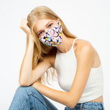 Flowers Fabric Face Mask - Multi Colors - Tale Of Socks